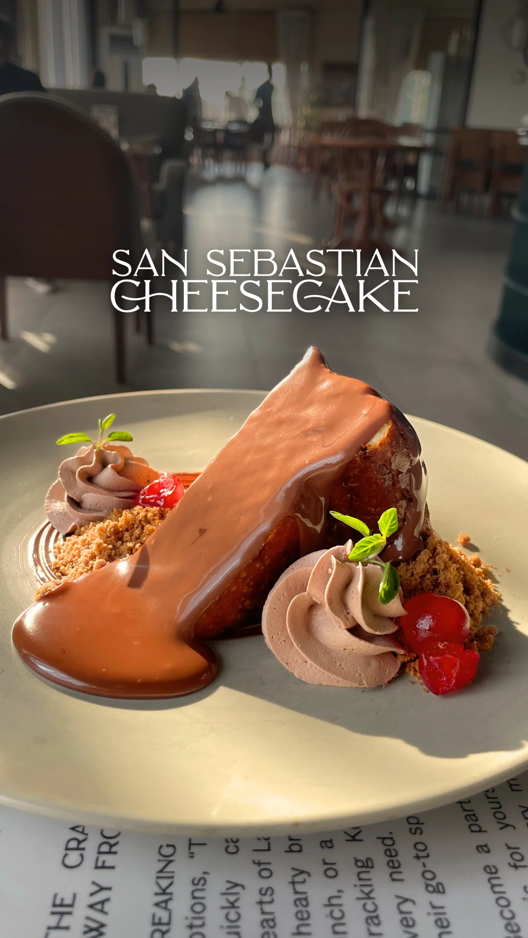 San Sebastian Cheesecake